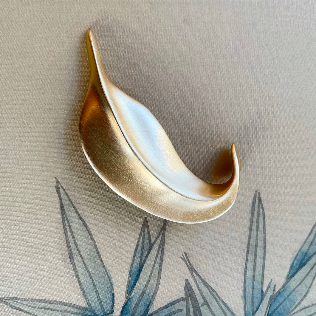 Gold Feather Pin