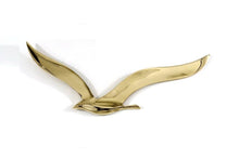 Load image into Gallery viewer, Flying Seagull Bird, Handmade Brass Metal Wall Decor, Large