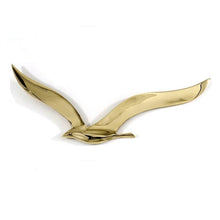Load image into Gallery viewer, Flying Seagull Bird, Handmade Brass Metal Wall Decor, Large