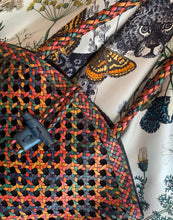Load image into Gallery viewer, Woven Leather Cane wicker bag