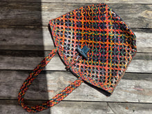 Load image into Gallery viewer, Woven Leather Cane wicker bag