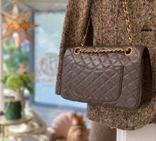 Load image into Gallery viewer, Quilted Black Leather Bag
