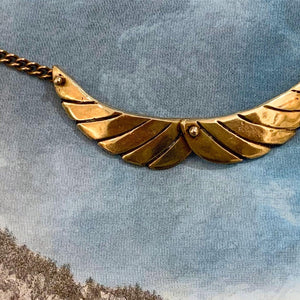 Brass Wings Necklace