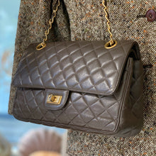 Load image into Gallery viewer, Quilted Black Leather Bag

