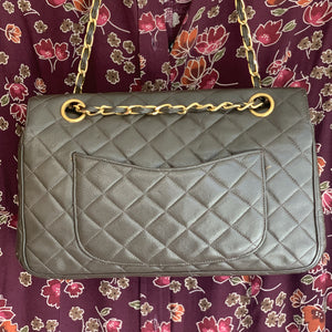 Quilted Black Leather Bag
