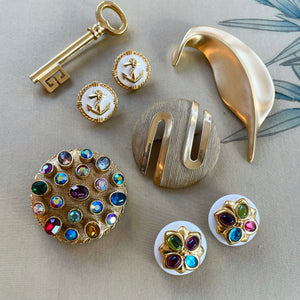 Enamel Clip on earrings