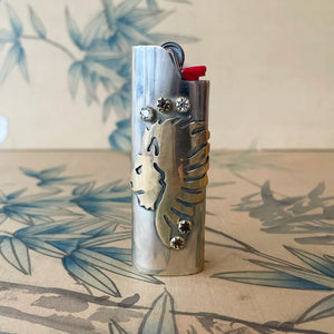 Lion Lighter Holder