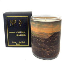 Load image into Gallery viewer, No 9 Artisan Leather Candle
