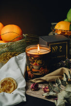 Load image into Gallery viewer, No 2 Fireside Wood Wrapped Candle
