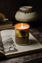 Load image into Gallery viewer, Gold Foil Wood Wrapped Candle Golden Hour
