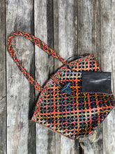 Load image into Gallery viewer, Woven Leather Cane wicker bag
