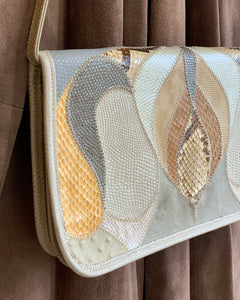Vintage Snakeskin Patchwork Bag/Clutch