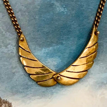 Load image into Gallery viewer, Brass Wings Necklace
