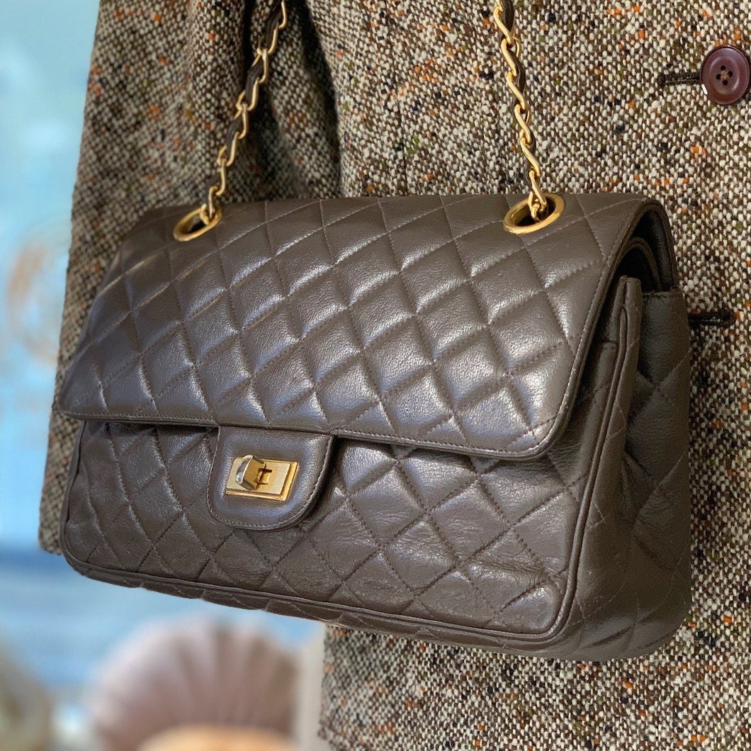 Quilted Black Leather Bag