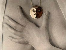 Load image into Gallery viewer, Moon Face Pendant Necklace
