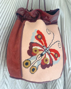 Butterfly bucket bag